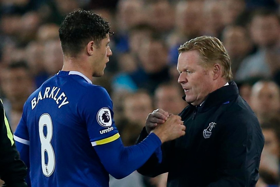 Ronald Koeman wanted Barkley to sign a new deal or be sold