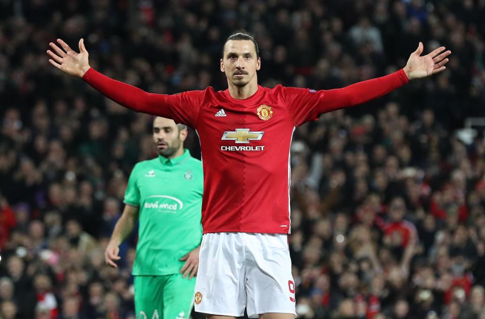  Zlatan Ibrahimovic could be playing in a Manchester United shirt by the start of next year