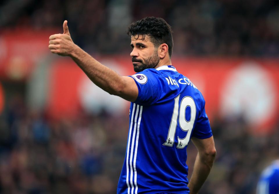  Diego Costa has already said his goodbyes to several of his Chelsea team-mates