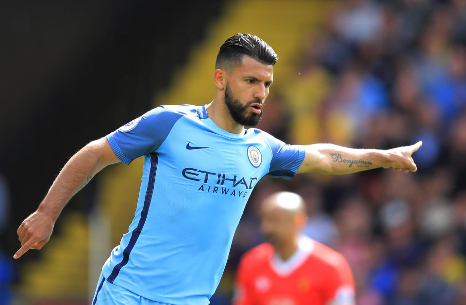  Sergio Aguero is said to be Chelsea's top choice in attack