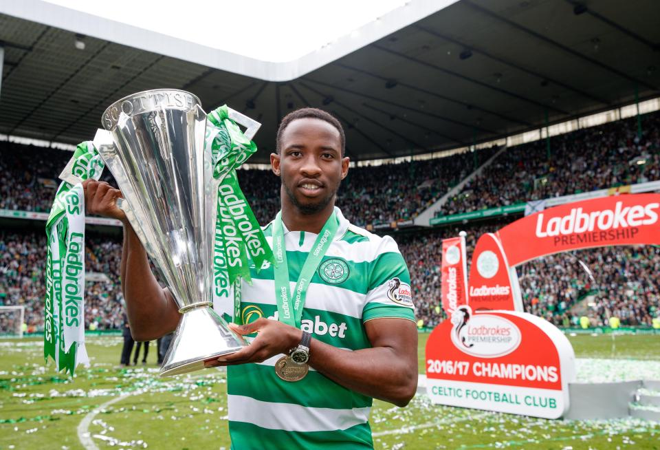  Dembele scored 32 goals last season and helped Celtic with the Double