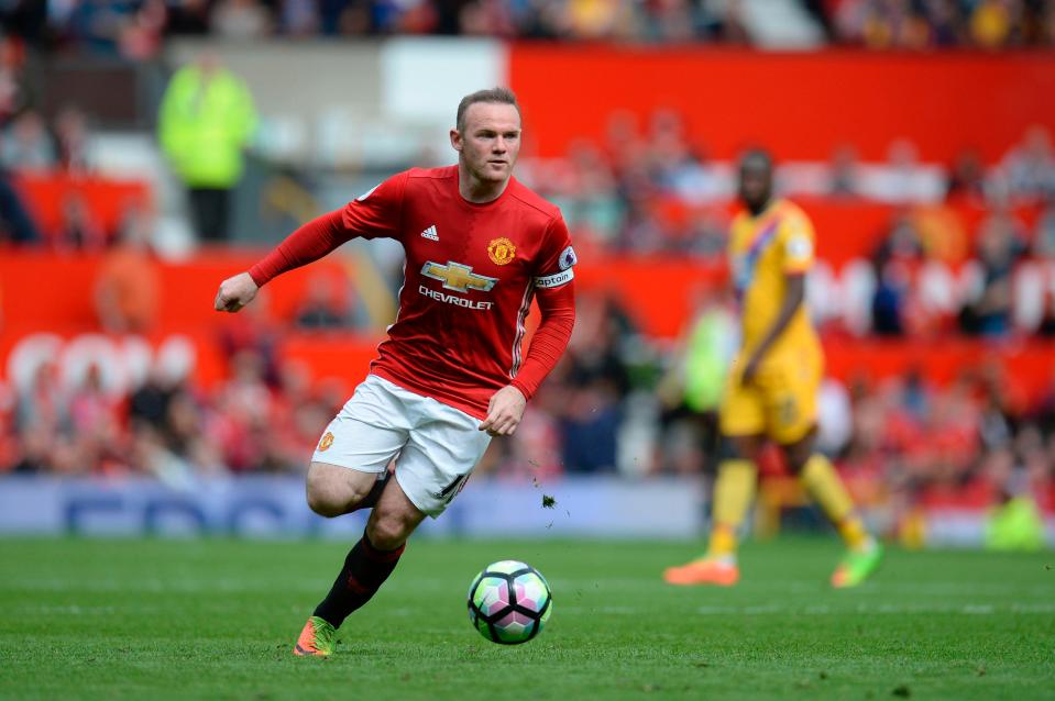  Rooney is United's all-time leading scorer but has fallen down the pecking order