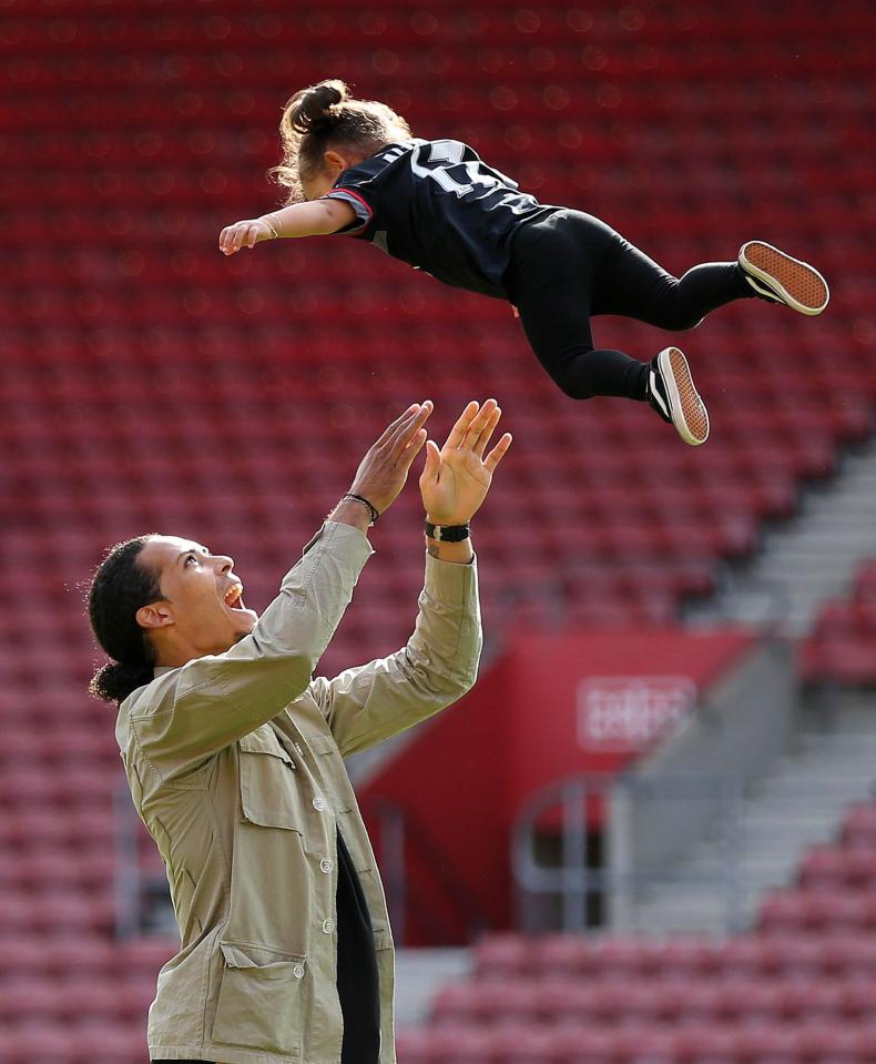  Van Dijk and his family moved to the South Coast in 2015 following a spell in Glasgow with Celtic