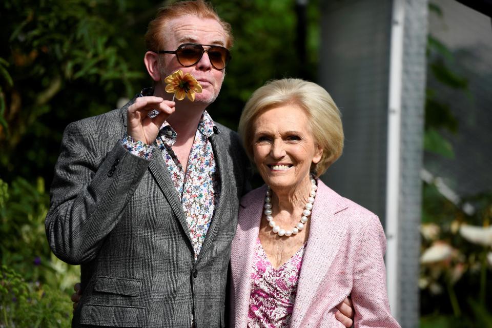  Mary Berry - pictured here with top earner Chris Evans - isn't on the list despite being a key part of The Great British Bake Off