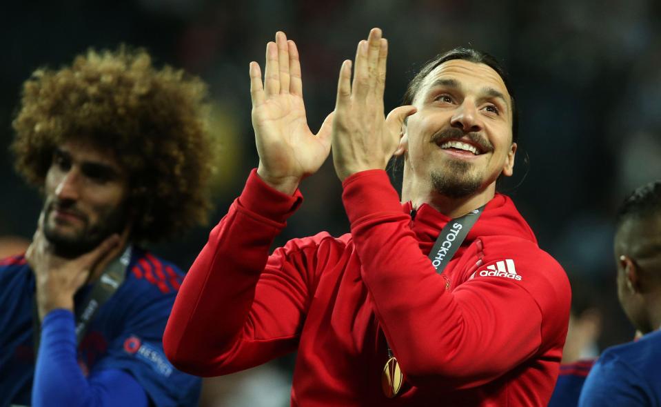  Zlatan Ibrahimovic ended last season as Man Utd's top goalscorer