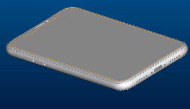  This is one of the leaked pictures of the iPhone 8, which is also said to be able to double as a mirror