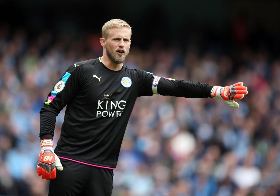  Kasper Schmeichel is one of the first names on the team-sheet