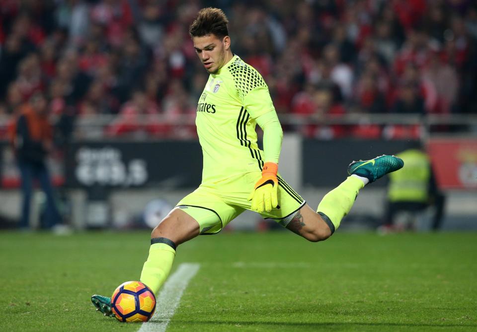  Ederson is first choice at Man City this season