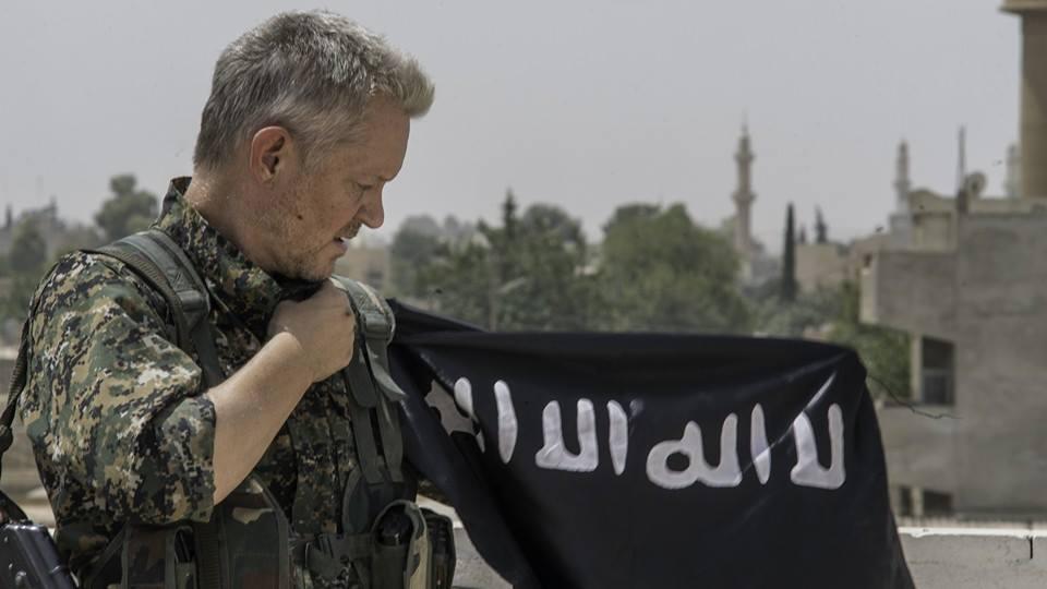 The Brit with an ISIS flag