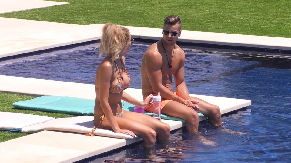  Olivia has been bickering with Chris Hughes in the Love Island villa