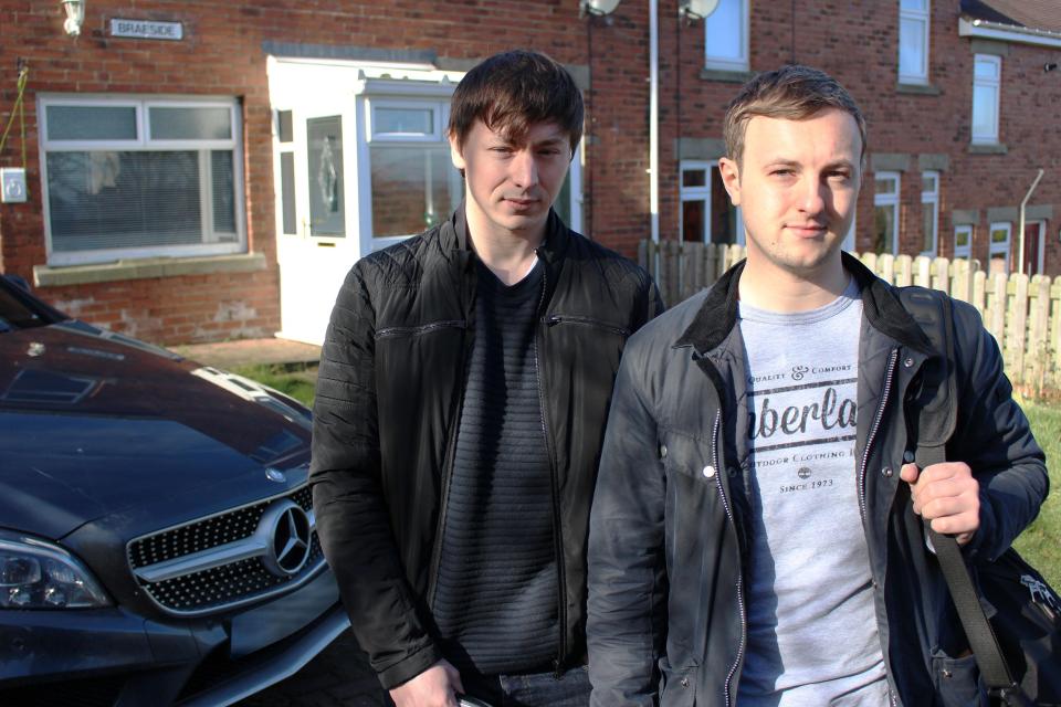  At just 25 years old, landlords Dan (left) and Jamie (right) are worth more than £1 million