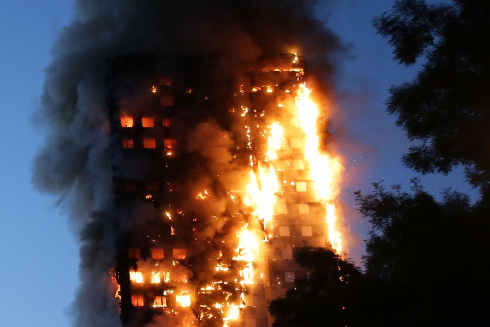  Grenfell erupted into flames last month