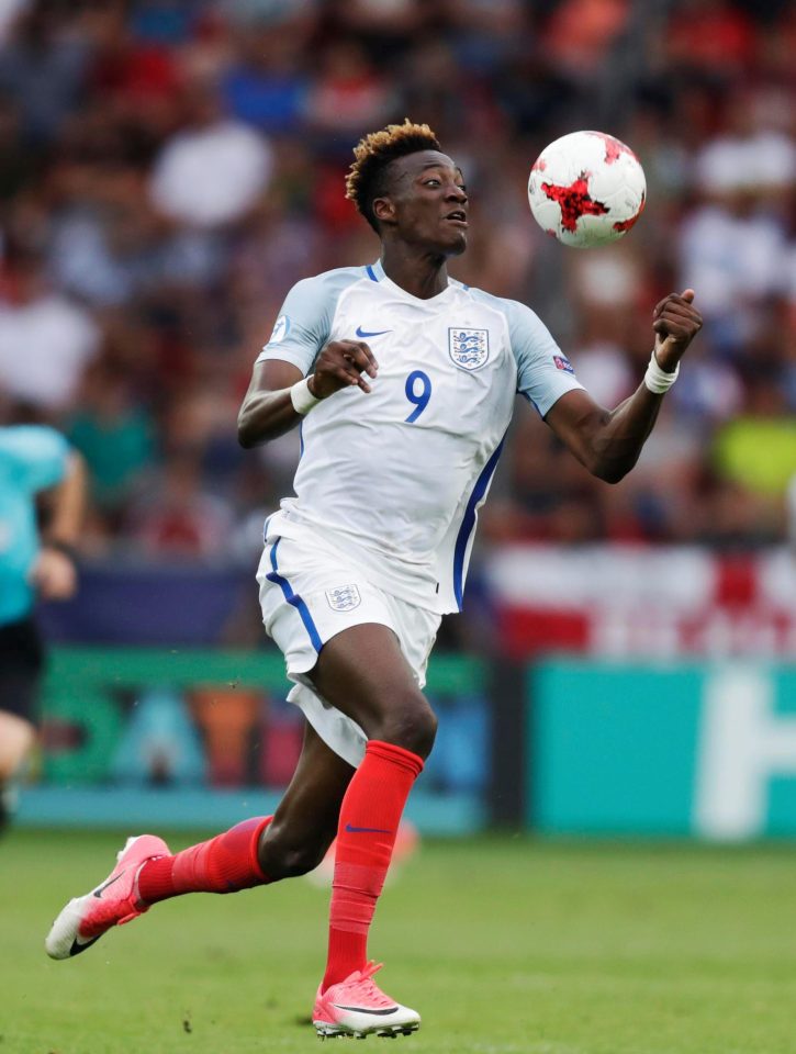  The in-demand striker has represented England at both U18 and U19 level