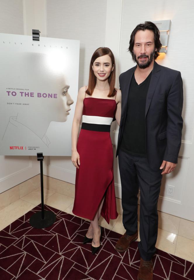  Lily Collins and Keanu Reeves star in To The Bone