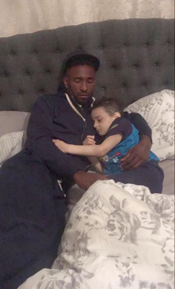  Little Bradley befriended former Sunderland striker Jermain Defoe in the months before he died