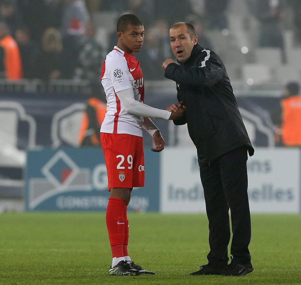  Monaco boss Leonardo Jardim does not want to sell Kylian Mbappe to a domestic rival