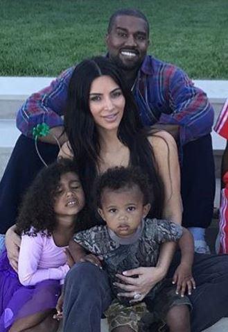  The couple already have two children, daughter North and son Saint