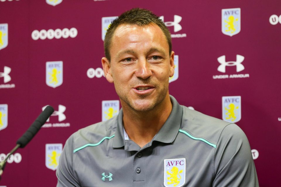  John Terry has signed a one-year deal worth around £5million with Villa