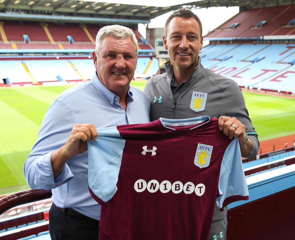  Steve Bruce will offer John Terry a path into coaching at Villa Park