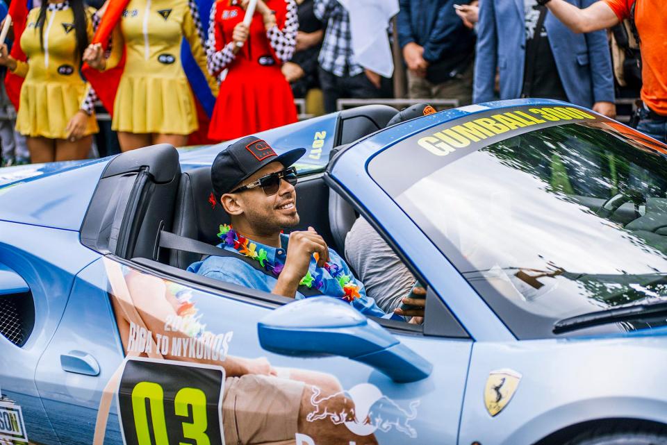  DJ icon Afrojack is among the famous names putting pedal to the metal during this year's week-long rally