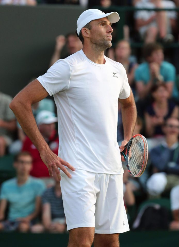  Croatian giant Ivo Karlovic put up a long fight but was ultimately knocked out in the first round