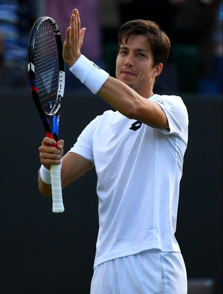  Brit ace Aljaz Bedene is through to the second round of Wimbledon