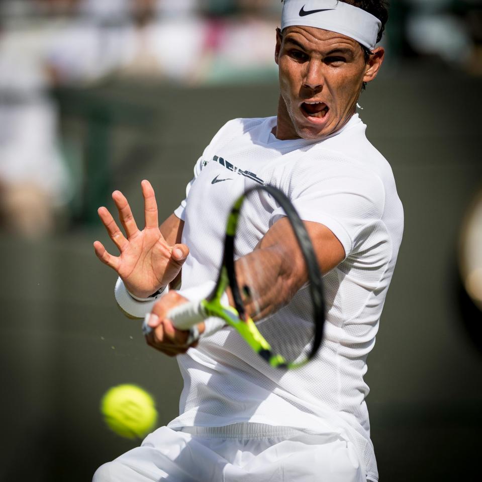  Rafael Nadal beat Aussie John Millman 6-1 6-3 6-2 in the first round