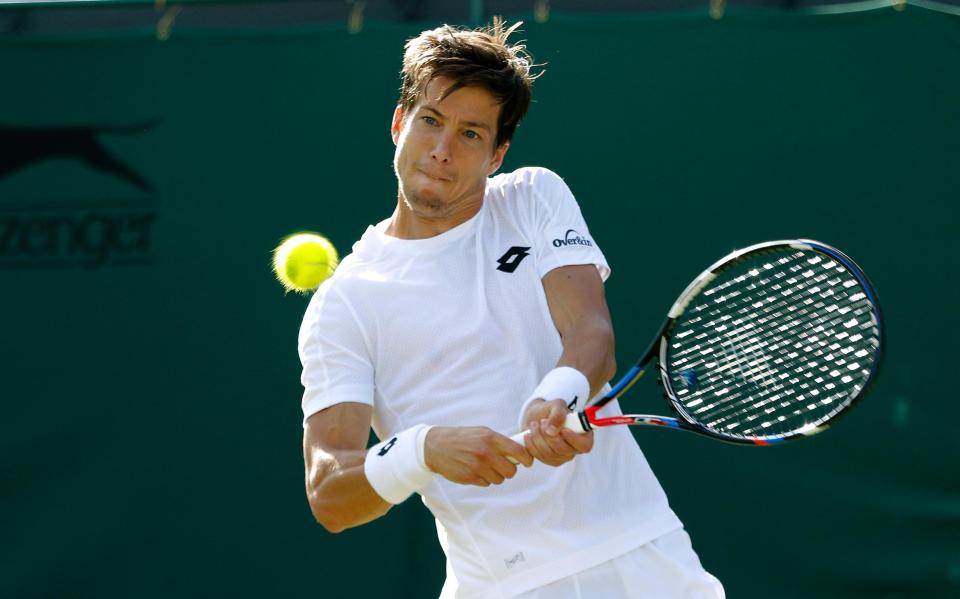  Aljaz Bedene's serve looked more solid in the fifth and he had the legs on his opponent