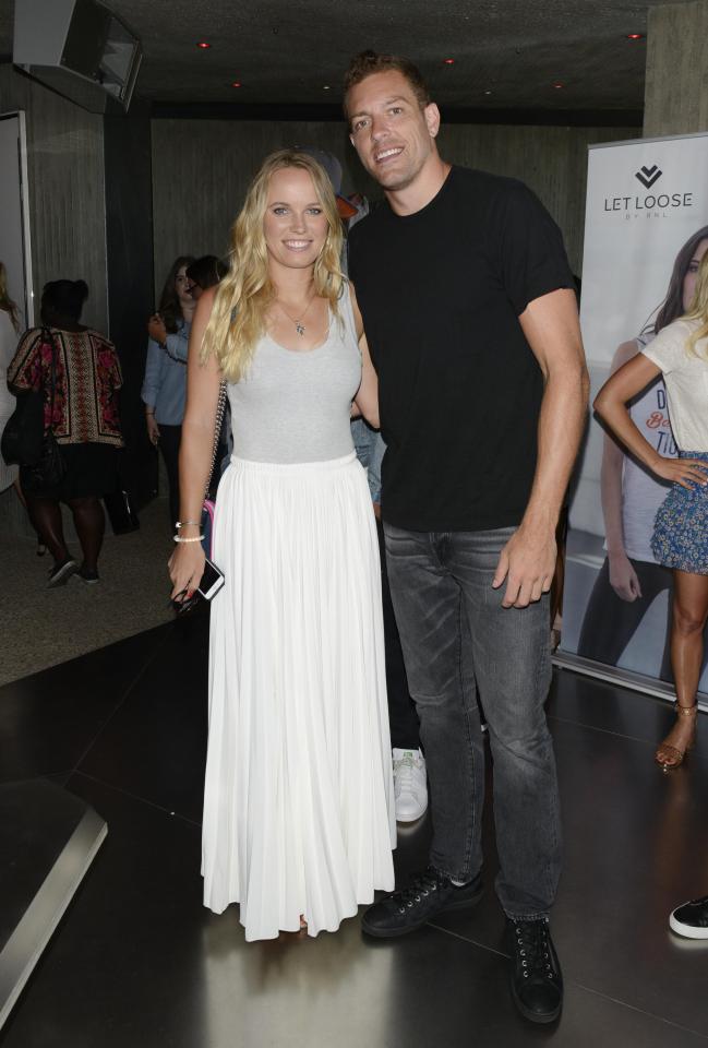 Caroline Wozniacki and NBA star boyfriend David Lee