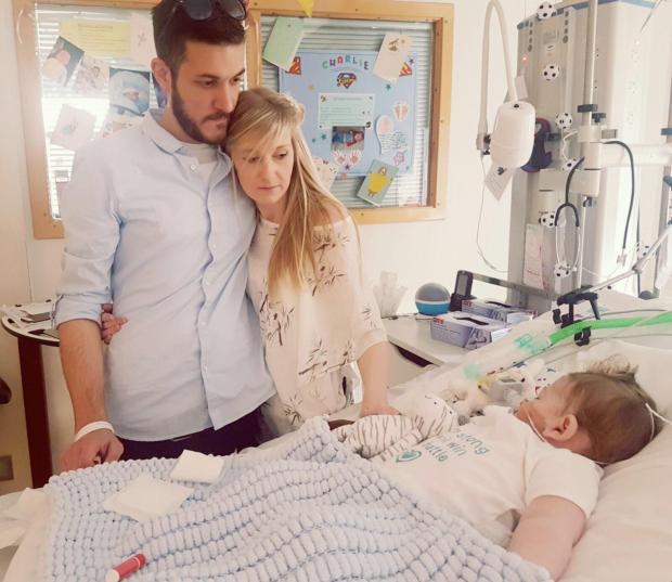 Charlie Gard’s parents Connie Yates and Chris Gard released this heartbreaking photo