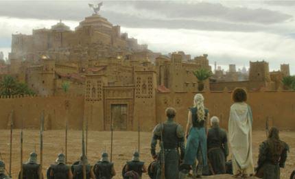  Daenerys visits the cities of Slaver's Bay which are actually in Morocco