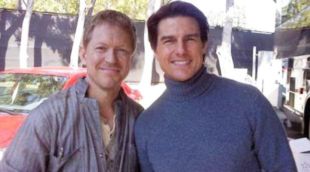 Enright with 2010 co-star Tom Cruise