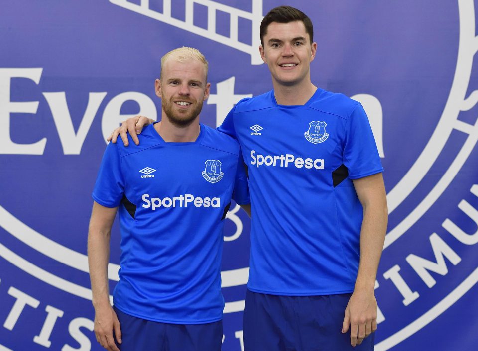  Davy Klaasen and Michael Keane have arrived for a combined £53.4