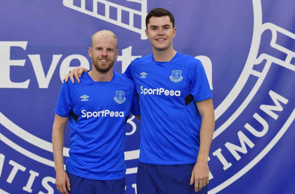  Davy Klaassen and Michael Keane have both arrived at Goodison Park for big fees