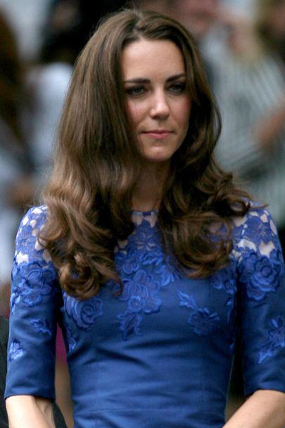  Just three months after the royal wedding, Kate's locks look very different