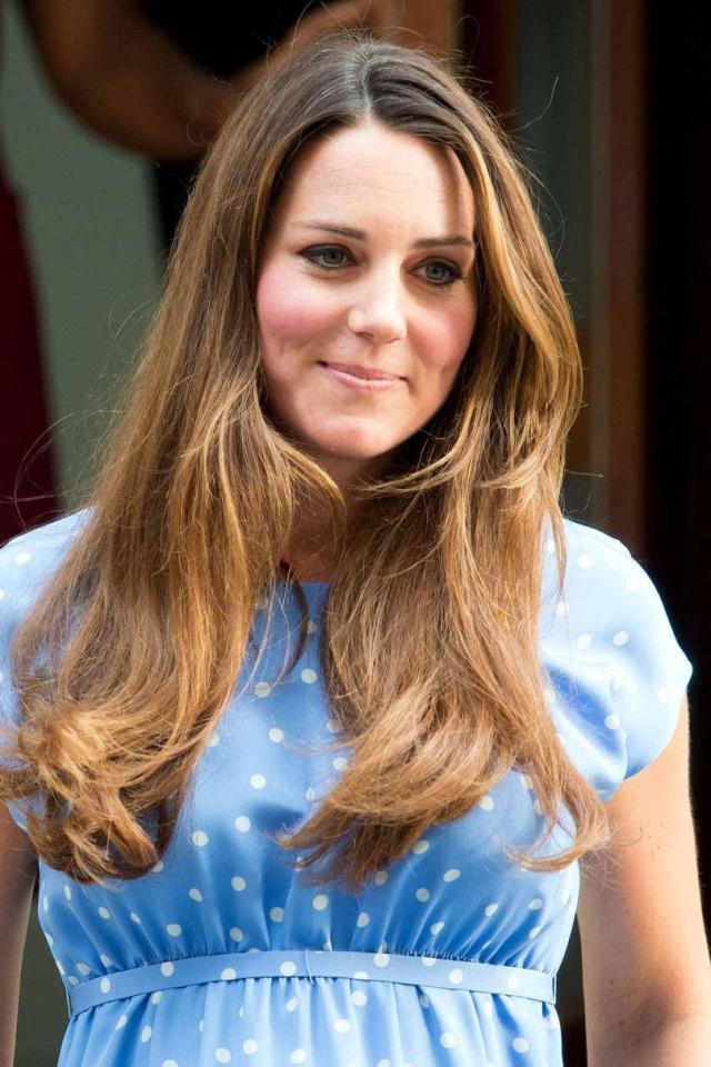  Kate pictured with her longest hairstyle to-date