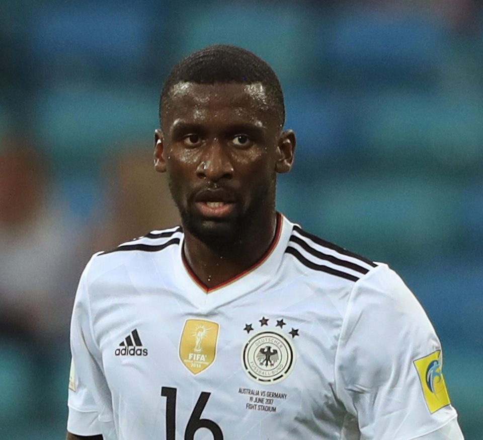  Fellow new signing Antonio Rudiger was not present