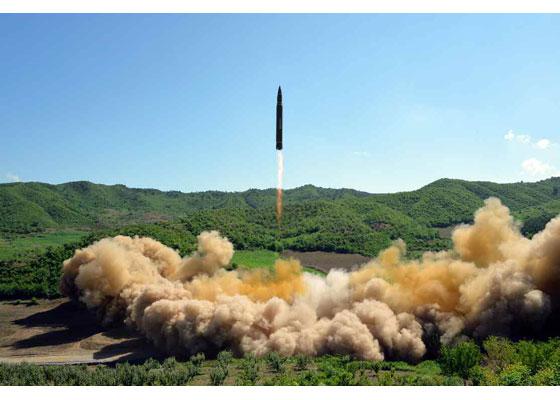  Test-launch of the Inter-continental Ballistic Rocket Hwasong-14