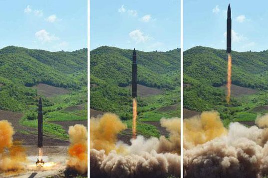  Its feared the news ICBM has the capability of hitting the US