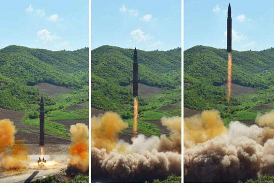  The Hwasong-14 ICBM was launched to outrage last Tuesday