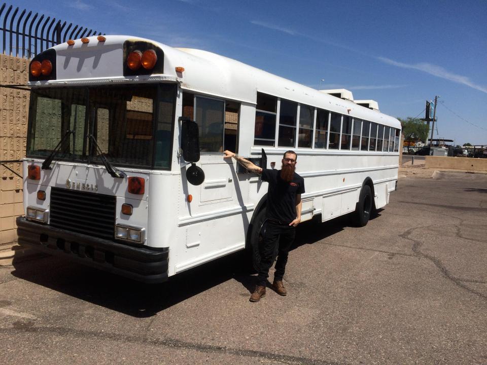  When Luke and Rachel Davis bought a bright yellow school bus, they had big plans for it