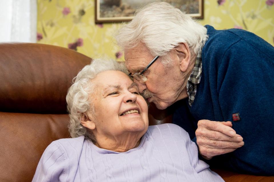  Edith met husband John after he rescued a column of Jewish prisoners from their Nazi guards