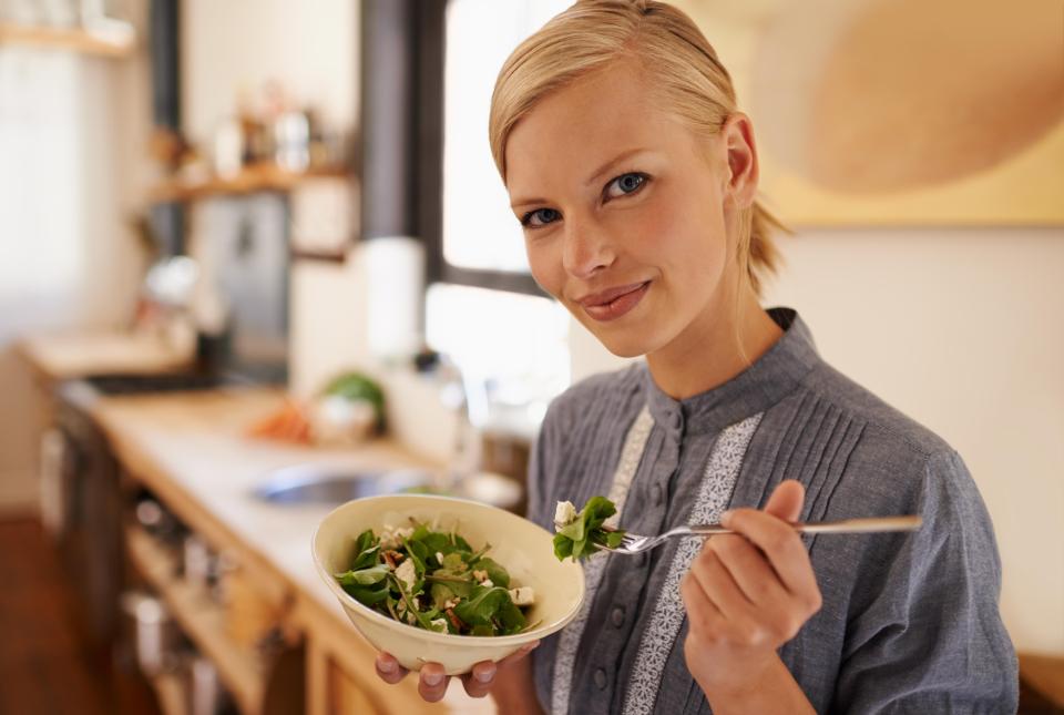  Women trying to conceive should eat plenty of fresh vegetables and protein