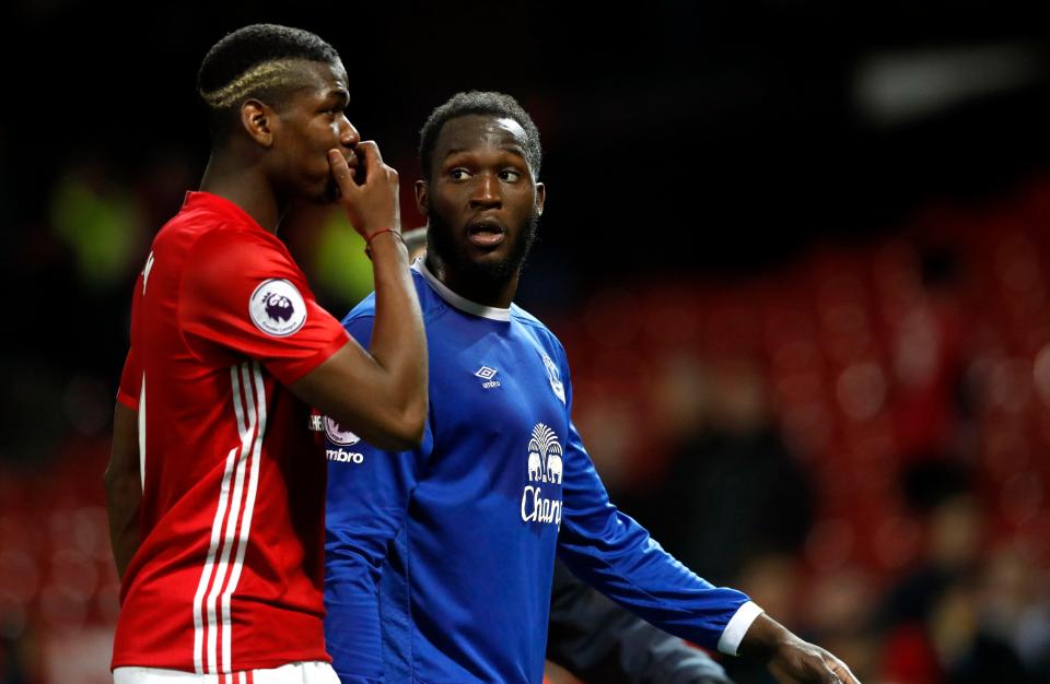  Paul Pogba and Romelu Lukaku share the same agent and are known to be big pals after holidaying in California together