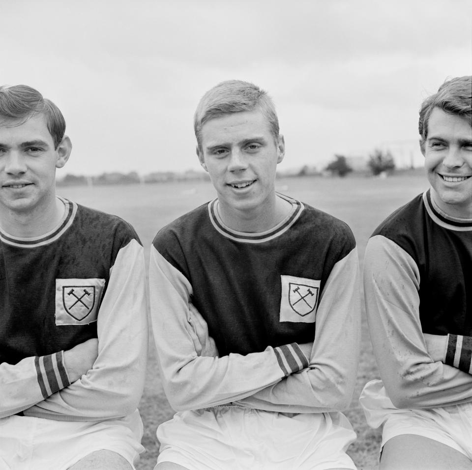  Back in the West Ham days: Eddie Presland, Harry Redknapp and Tony Scott in 1964