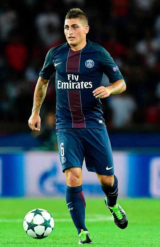  Marco Verratti has been linked with a move to Manchester United