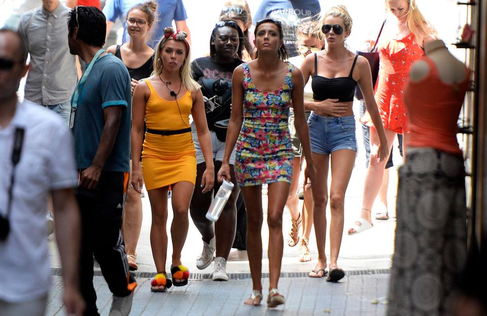  The Love Island girls were spotted heading to the beauty salon