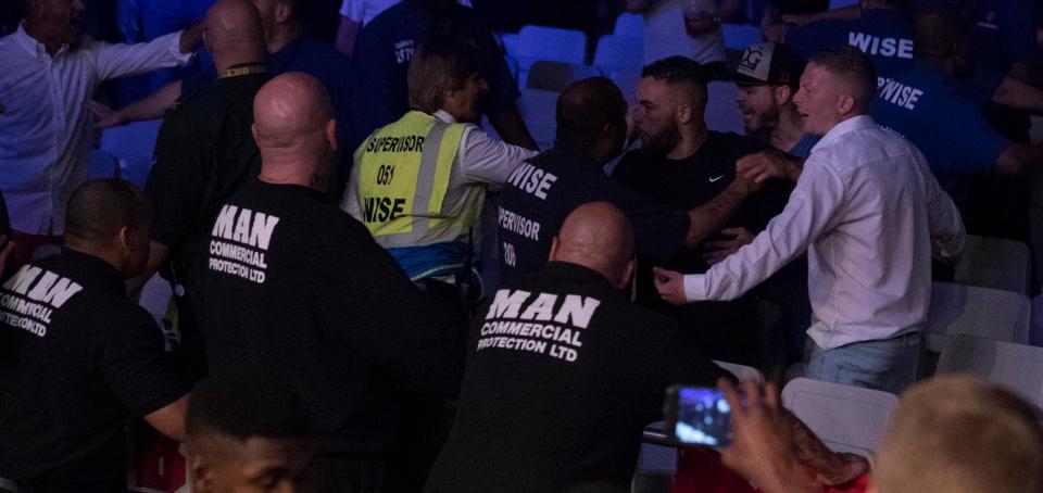  Stewards battled bravely at the Copper Box to stop the violence among the crowd