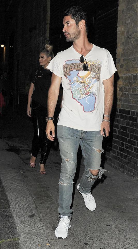  She was spotted out with Jean-Bernard Fernandez-Versini