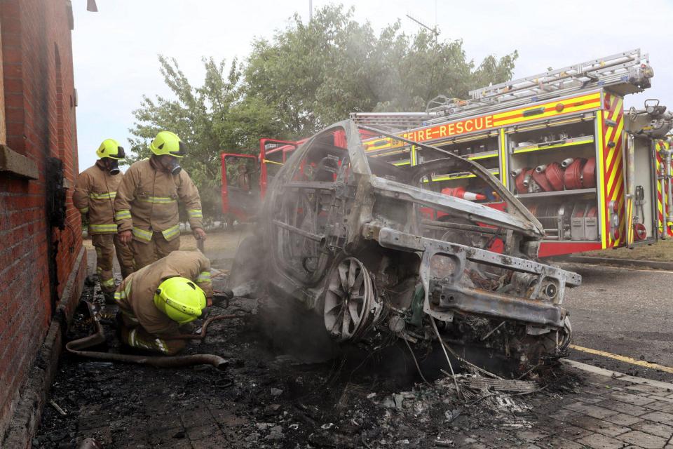  Crews tackled the blaze and had it under control by 6.25am